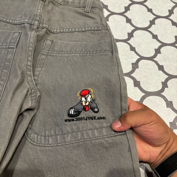 Vintage Jynx Jeans Kids 7-8 Made In USA Y2K Baggy Wide JNCO Skater Rare New - Picture 6 of 11